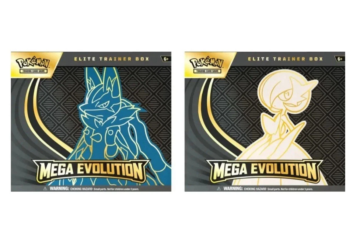 Mega Evolution ETB Styles Vary
