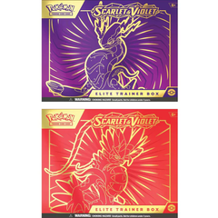 Scarlet and Violet base ETB Styles Vary