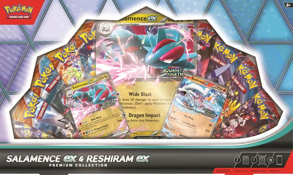 Salamence ex & Reshiram ex premium collection